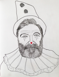 Robin Williams as Canio (Pagliacci) the sad clown